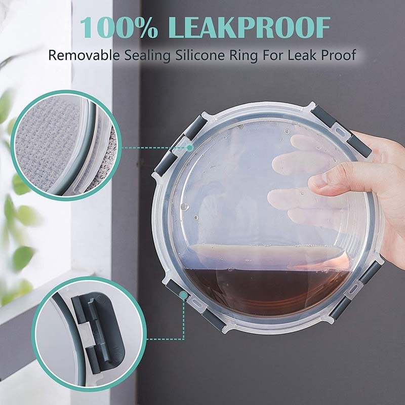 Superior Glass Food Storage Containers Set 100% Safe Food Containers with lid