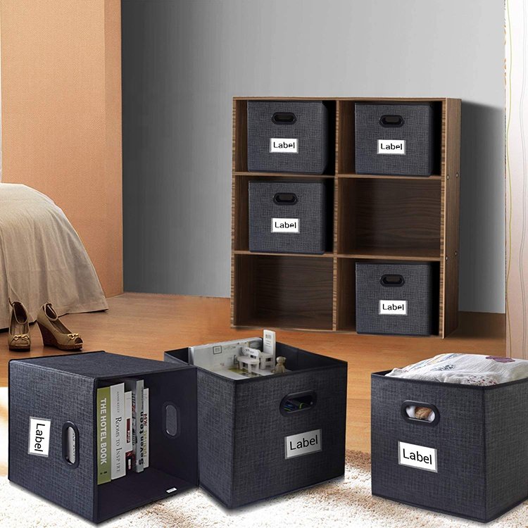 Home Bedroom Custom Closets Open Closet Fabric Home Storage High Quality Collapsible Cube Bins Non Woven Fabric Storage Box