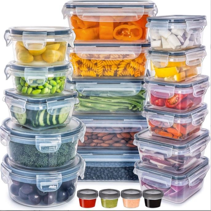 Hot sale Airtight Water-Proof Microwave Safe food container bento lunch box Food Storage Container