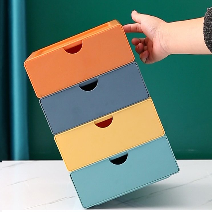 2021 New Design Multifunctional Drawer Type Plastic Storage Box Handle PS PP Home Food Clothing Bathroom Organizing Capacity 5kg