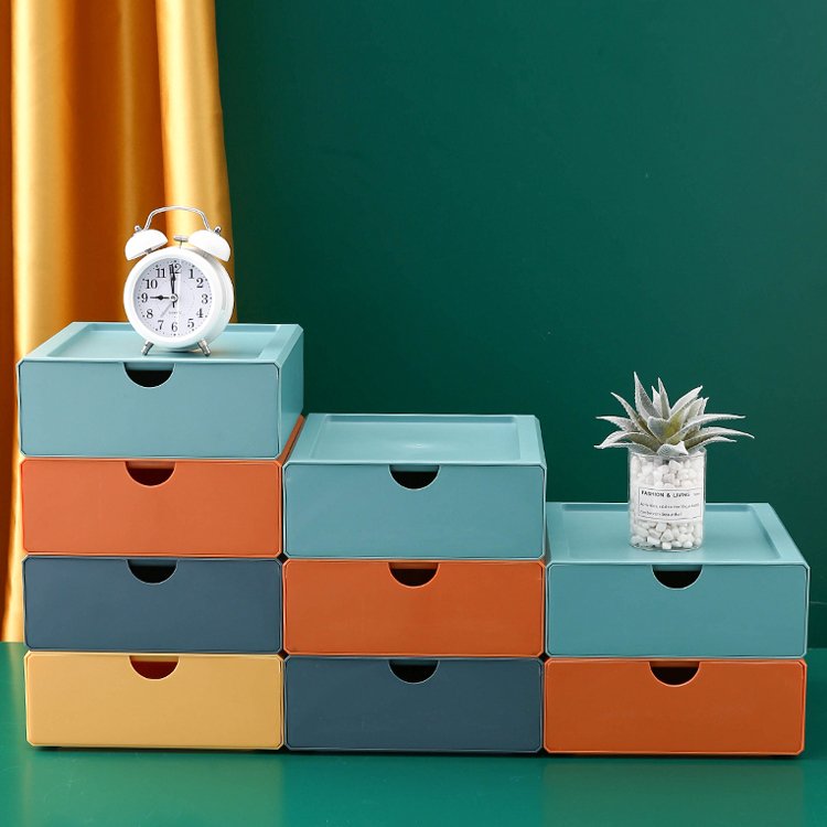 2021 New Design Multifunctional Drawer Type Plastic Storage Box Handle PS PP Home Food Clothing Bathroom Organizing Capacity 5kg