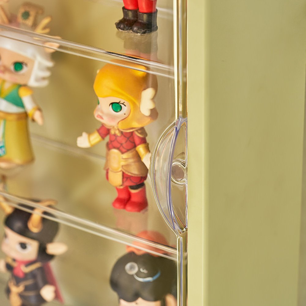 Minifigures Miniature Display Case Collectibles Display Box Wall Mounted Figure Display Curio Cabinet