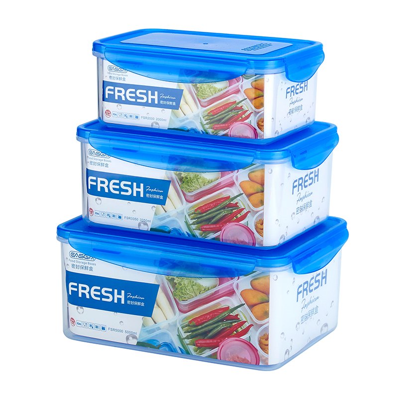 Various specifications food storage container set airtight plastic bento box set