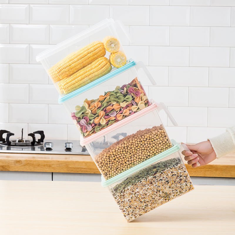 New Listing High Quality Kitchen Storage Food Box Storage Box Plastic Kitchen Set