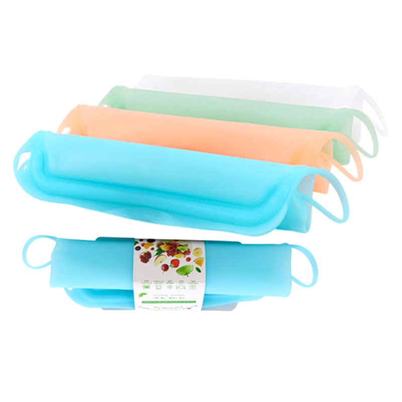 Reusable Waterproof Silicone Kitchen Food Storage Freezer Bags and Container Stand Up Pouch Fresh-keeping Bag for Food Packaging