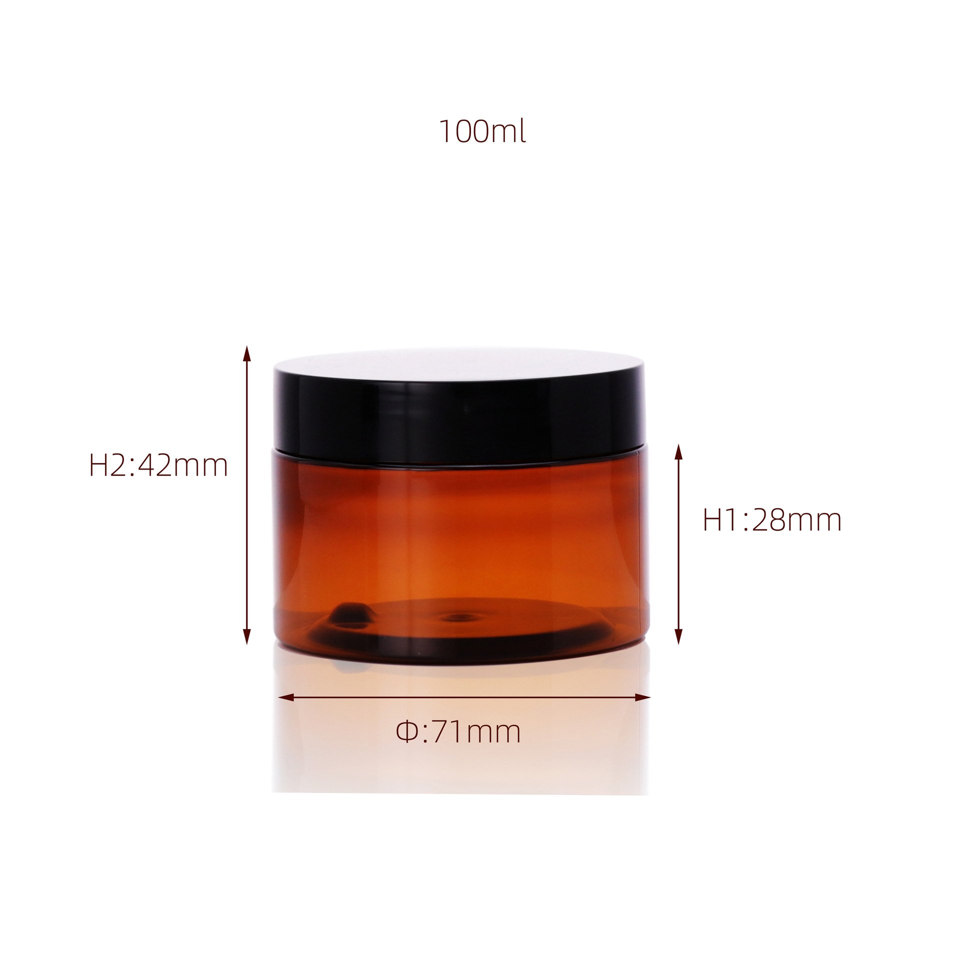 Kitchen Canisters Plastic Lids Food Storage Jar Use Plastic Clear Glass Home Christmas Luxury Space Valentine Custom Party Gifts