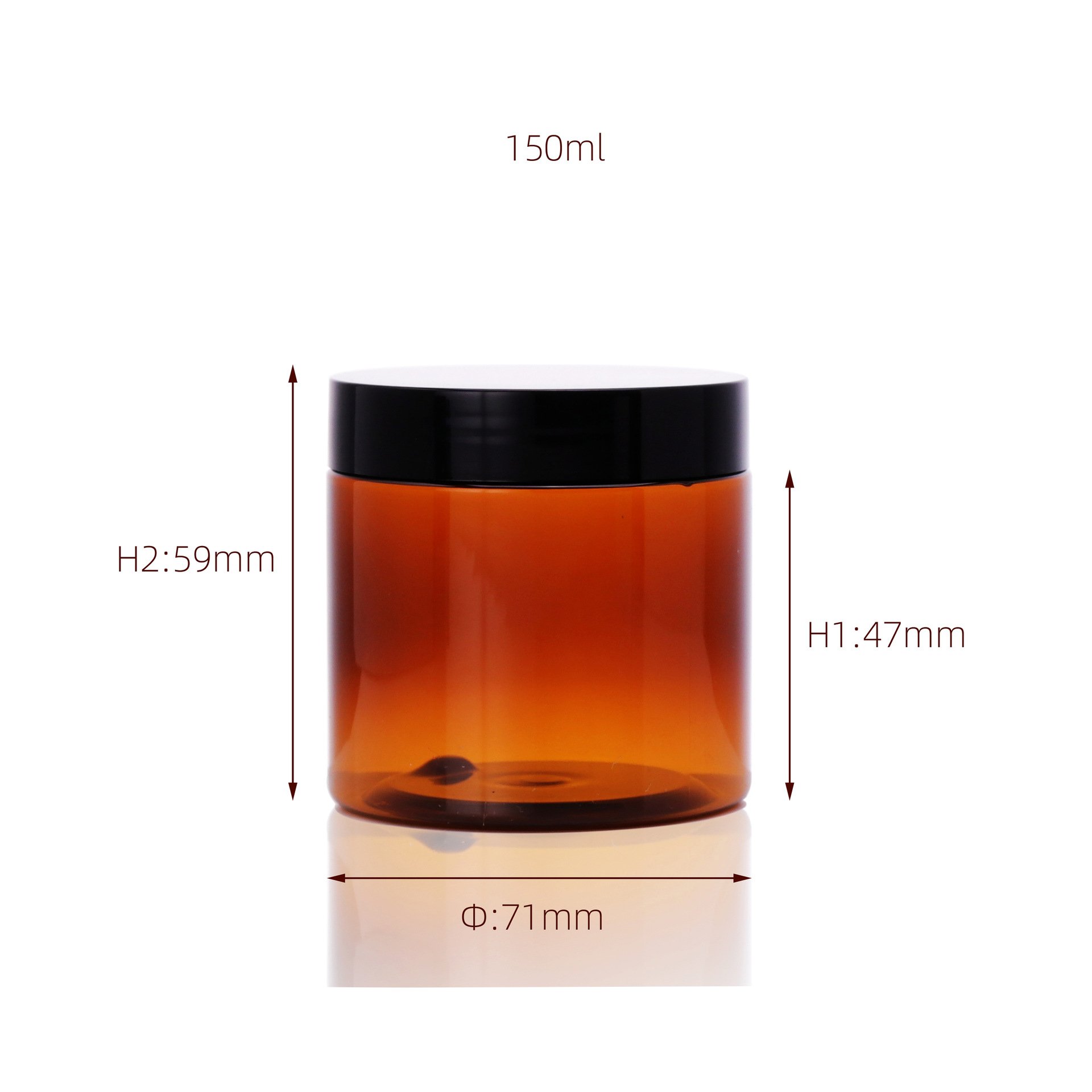 Kitchen Canisters Plastic Lids Food Storage Jar Use Plastic Clear Glass Home Christmas Luxury Space Valentine Custom Party Gifts