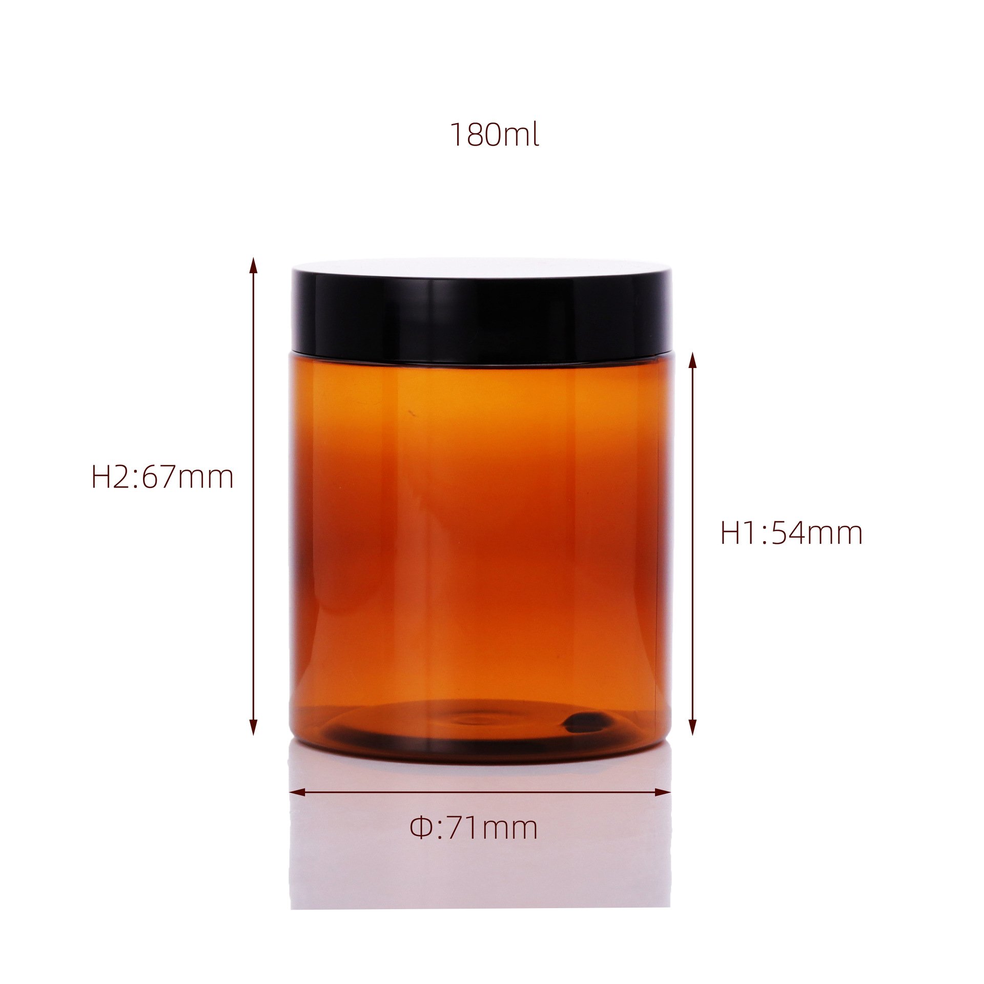 Kitchen Canisters Plastic Lids Food Storage Jar Use Plastic Clear Glass Home Christmas Luxury Space Valentine Custom Party Gifts