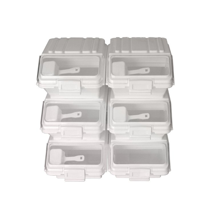 Food Storage Container Storage Boxes & Bins Mobile Ingredient Bin Choice Quality Food Grade Movable Plastic PE Foldable 30 PCS