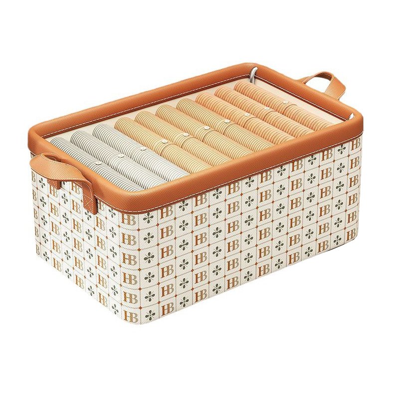 Wardrobe Clothes Organizer with Steel Frame Non-woven Fabric Drawer Organizer Clothes Foldable Clothes Storage Box for Jeans
