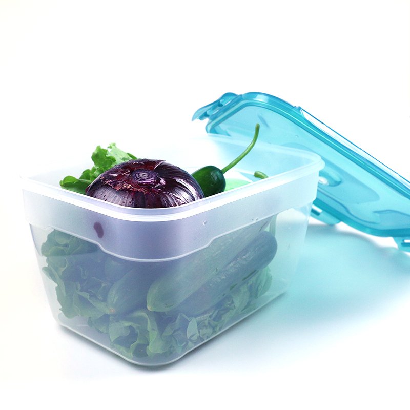 hot selling 7 pieces plastic Rectangular Vacuum Sealing Food Storage Containers with pump