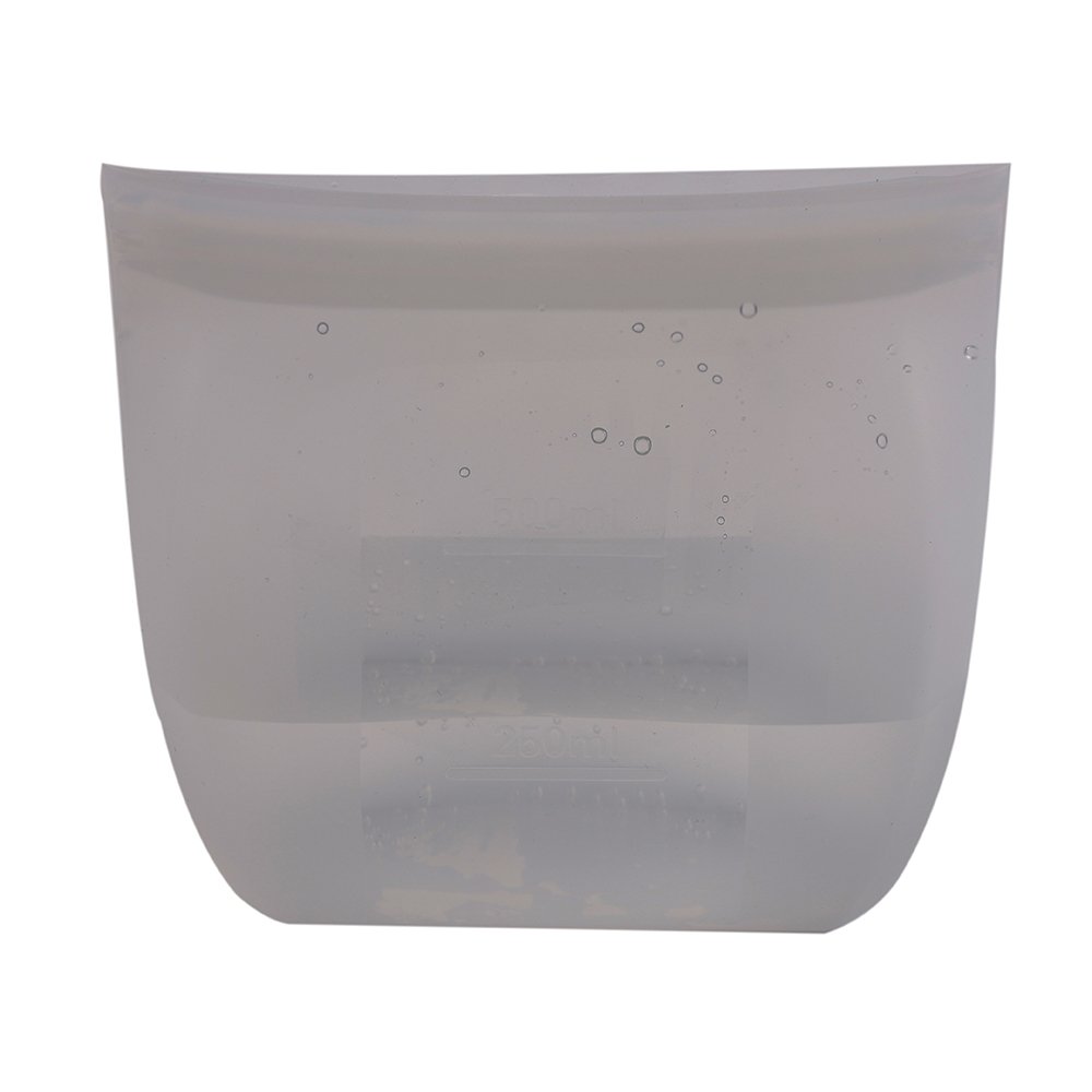 Chifnai Custom Stand Up Silicone Food Storage Bag Kitchen Freezer Silicone Reusable Organizer Container Sandwich Bag