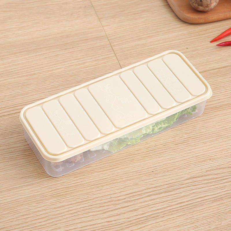 Factory Hot Sale Vegetable Fruits Fresh Organizer Box Bpa Free Plastic Refrigerator Food Storage Box With Lid