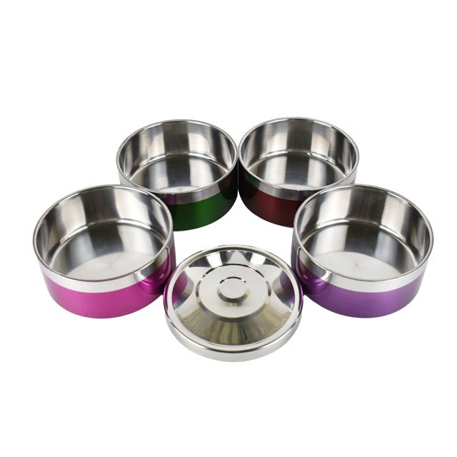 Factory Wholesale Thermal Double wall Stainless Steel Indian Tiffin bento lunch box