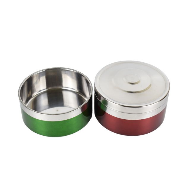 Factory Wholesale Thermal Double wall Stainless Steel Indian Tiffin bento lunch box