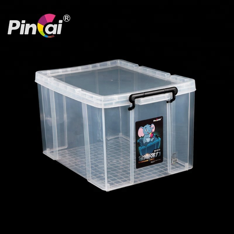 home accessories kitchen pincai storage box hard clear plastic box for screws