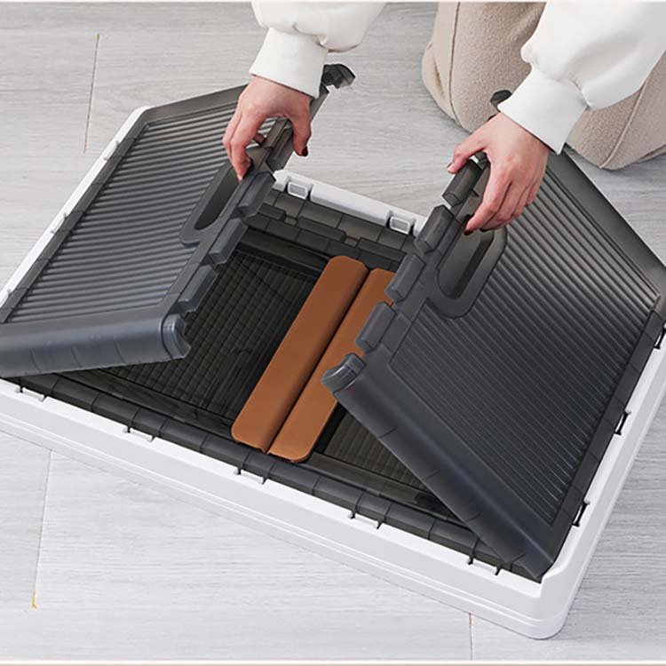 Sesame Hot Selling Multifunctional Foldable Plastic Storage Containers Folding Storage Boxes Bins For Clothes Toy Book