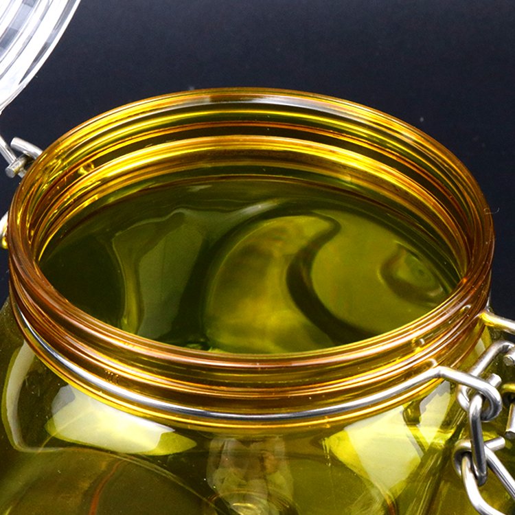 Clip Airtight Jar Transparent Food Packing Storage Metal Top Plastic Customized Empty Clear 200ml 300ml 550ml Camping Kitchen