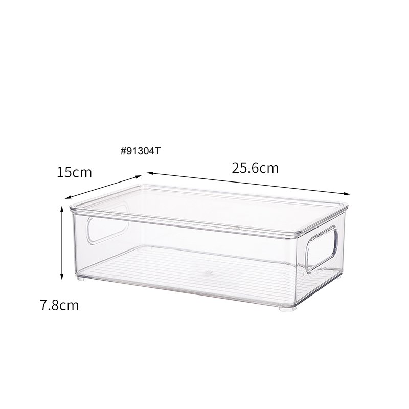 Fridge Organizer Stackable Refrigerator Organizer Bins Refrigerator Fresh Food Storage with Lids