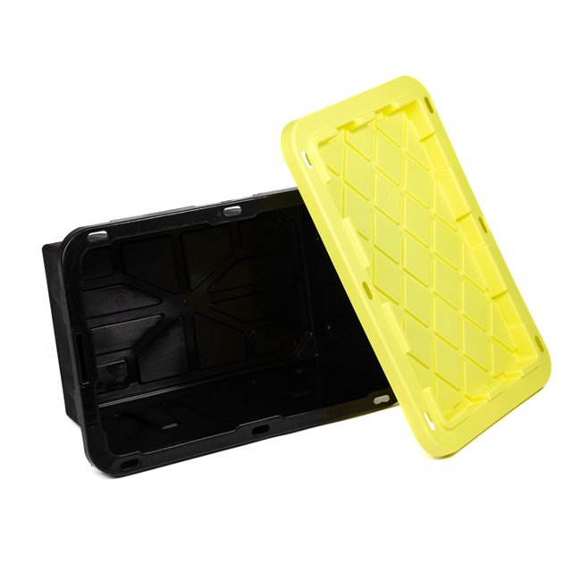 Plastic Storage Box 17 Gallon Heavy Duty Storage Box Lockable Container Tote large plastic storage box