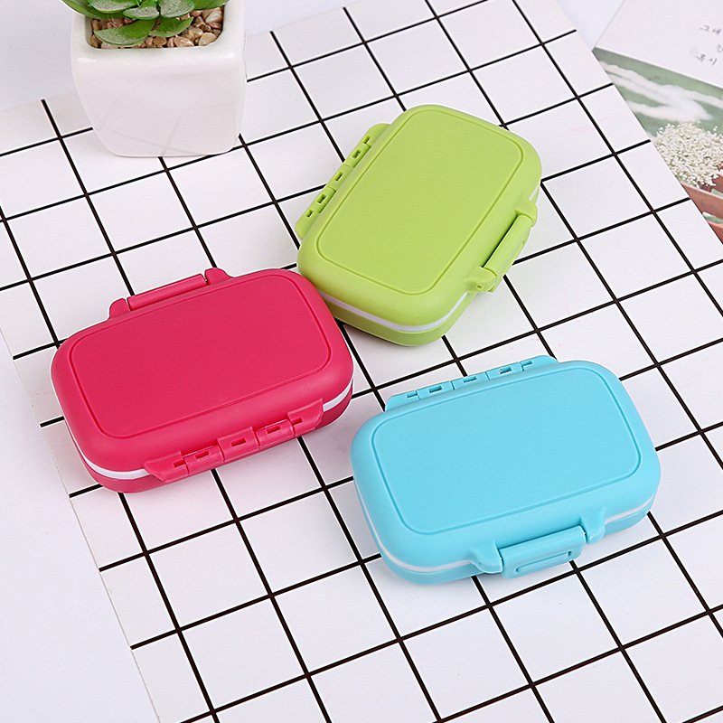 New Style Medical Box 3 Compartment Minimalist Plastic Medicine Pill Organizer Pill Storage Box