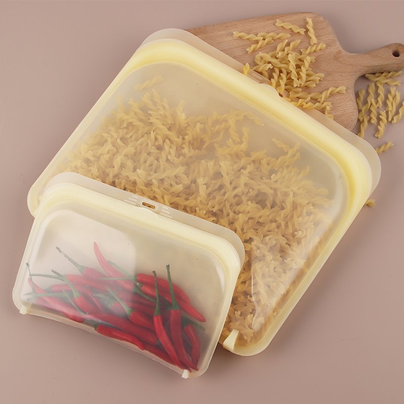 Microwave and Dishwasher Safe Food Storage Container Reusable Sandwich Silicone Storage Bag
