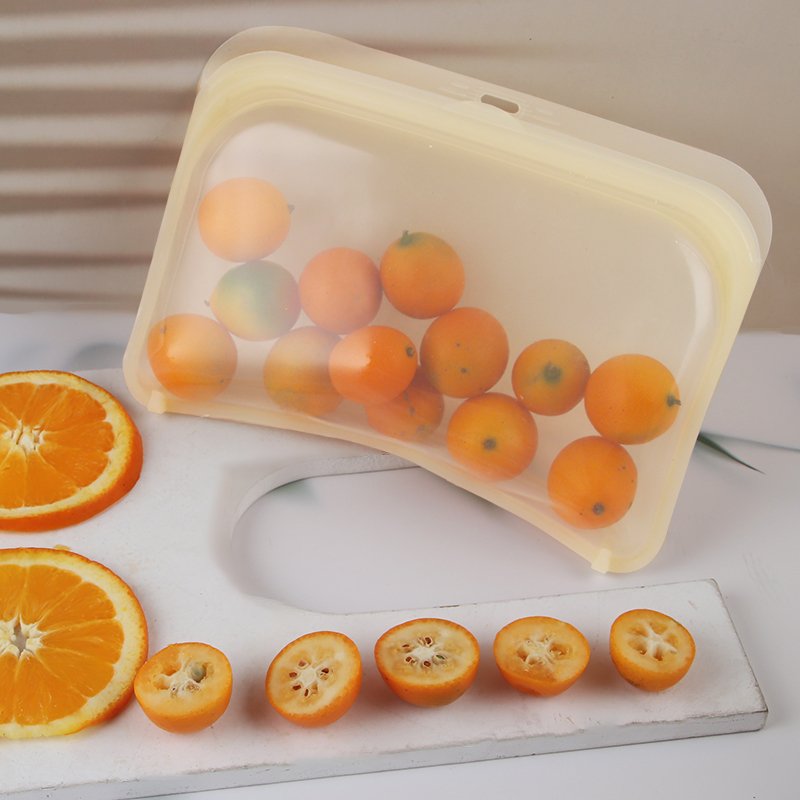 Microwave and Dishwasher Safe Food Storage Container Reusable Sandwich Silicone Storage Bag