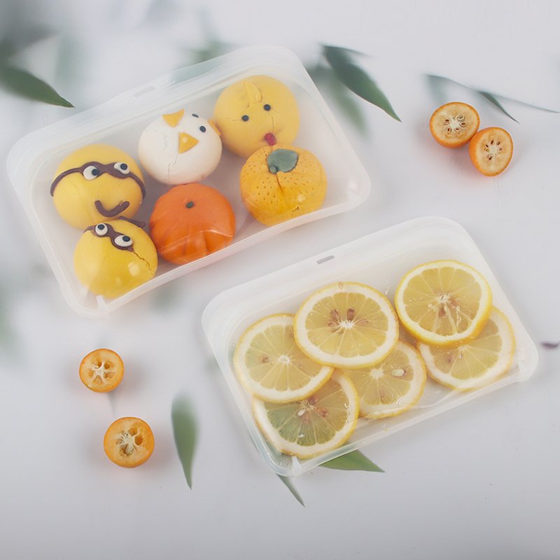 Microwave and Dishwasher Safe Food Storage Container Reusable Sandwich Silicone Storage Bag