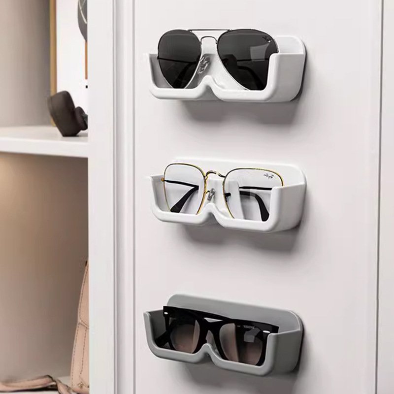 Sunglasses Holder Wall Mounted Eyeglasses Glasses Display Stand Sunglasses Organizer Rack Glasses Storage Box