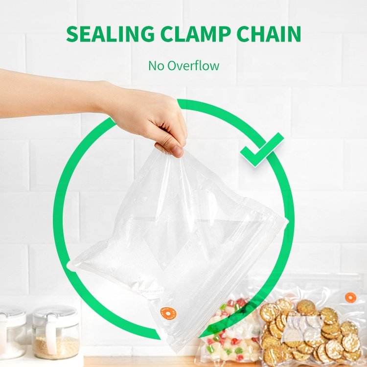 TAILI Food Grade Storage Saver Bag Preservation Vacuum Food Seal Bags With Pump Reusable Vacuum Food Bags