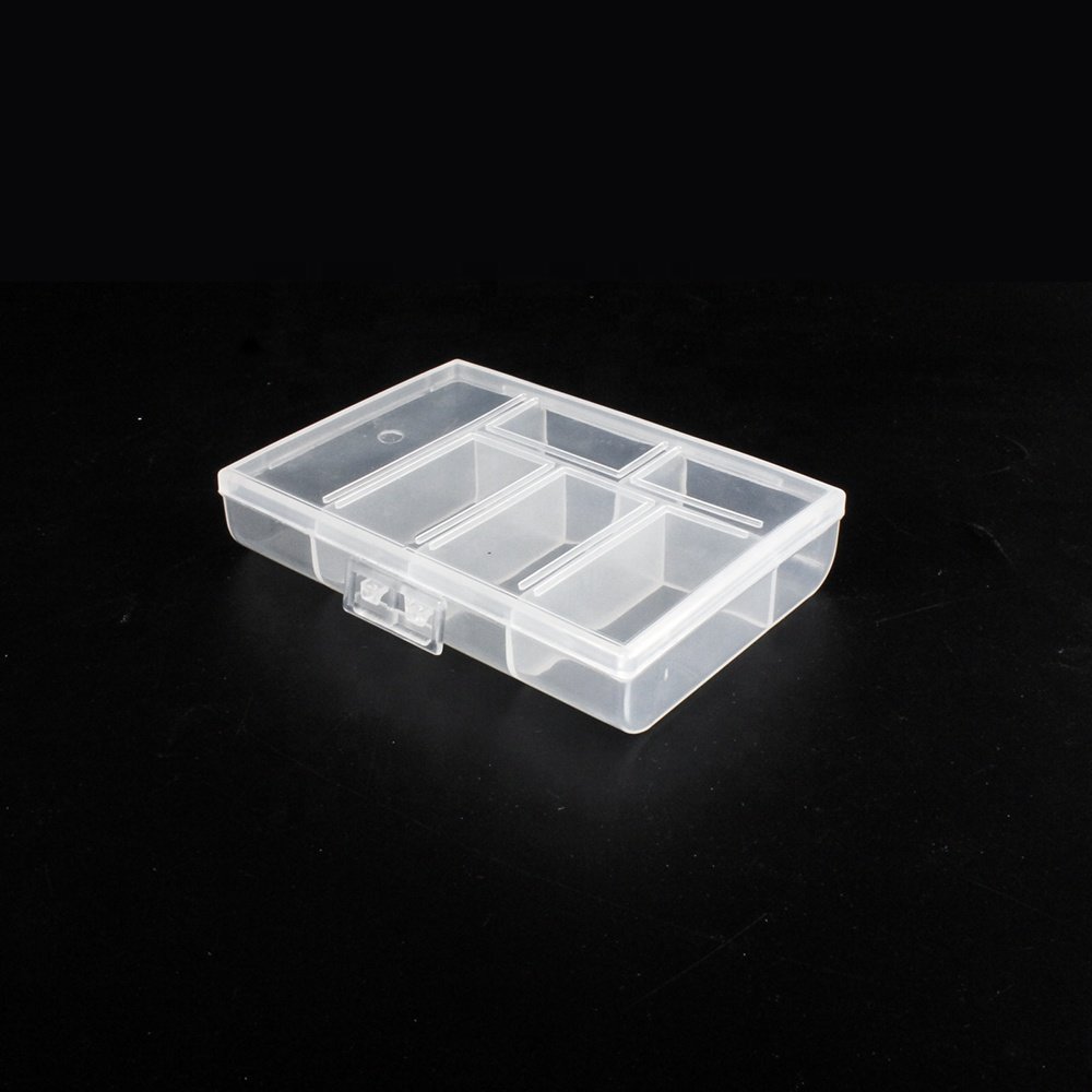 21981 Mini Craft Organizer Plastic Bead Jewelry Storage box with 5 rectangular space