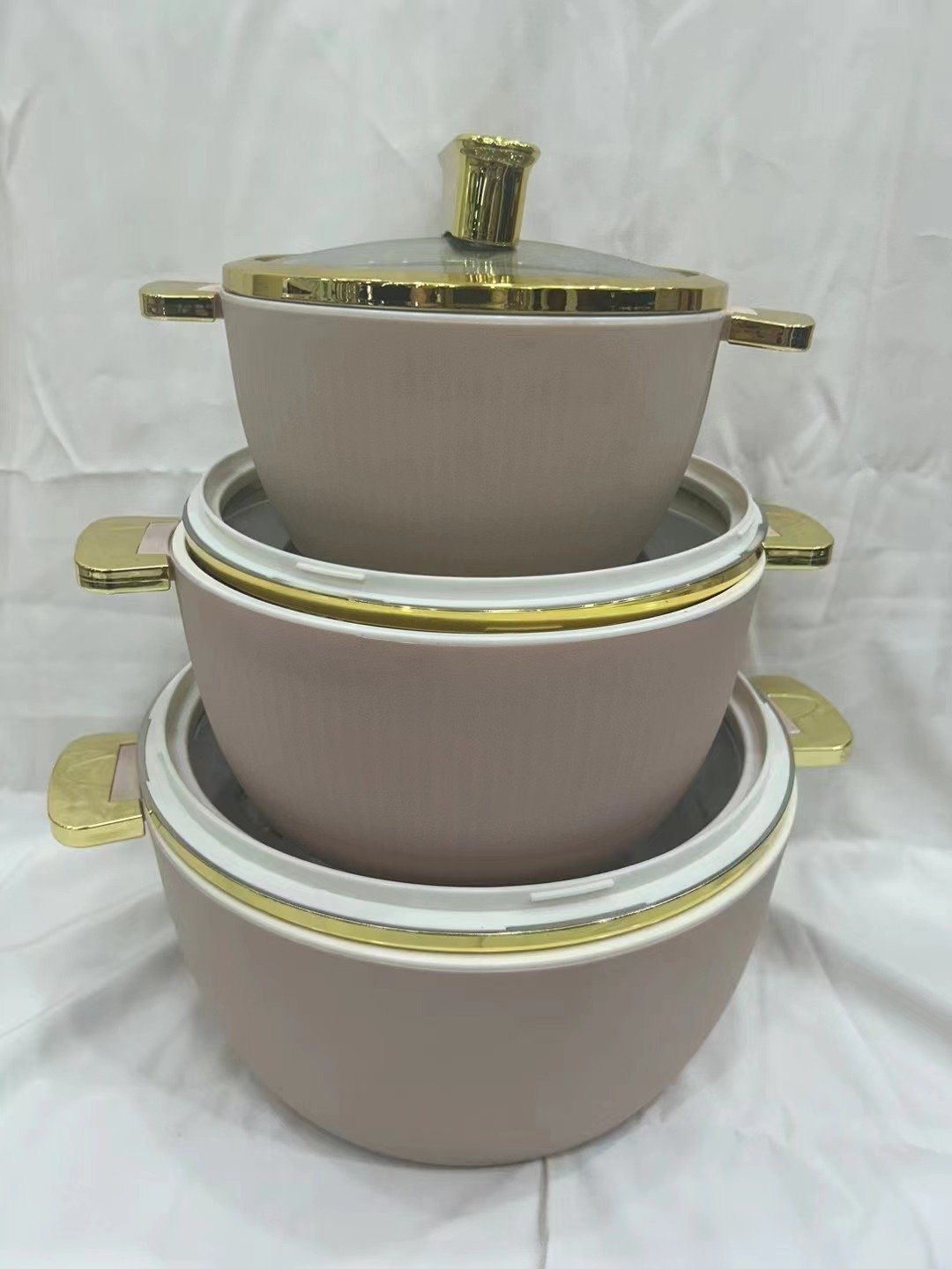Cook Dinnerware New Arrival Hot Selling 1.8L+3.5L+6L Food Warmer Casserole Insulated Cookware Food Storage & Container