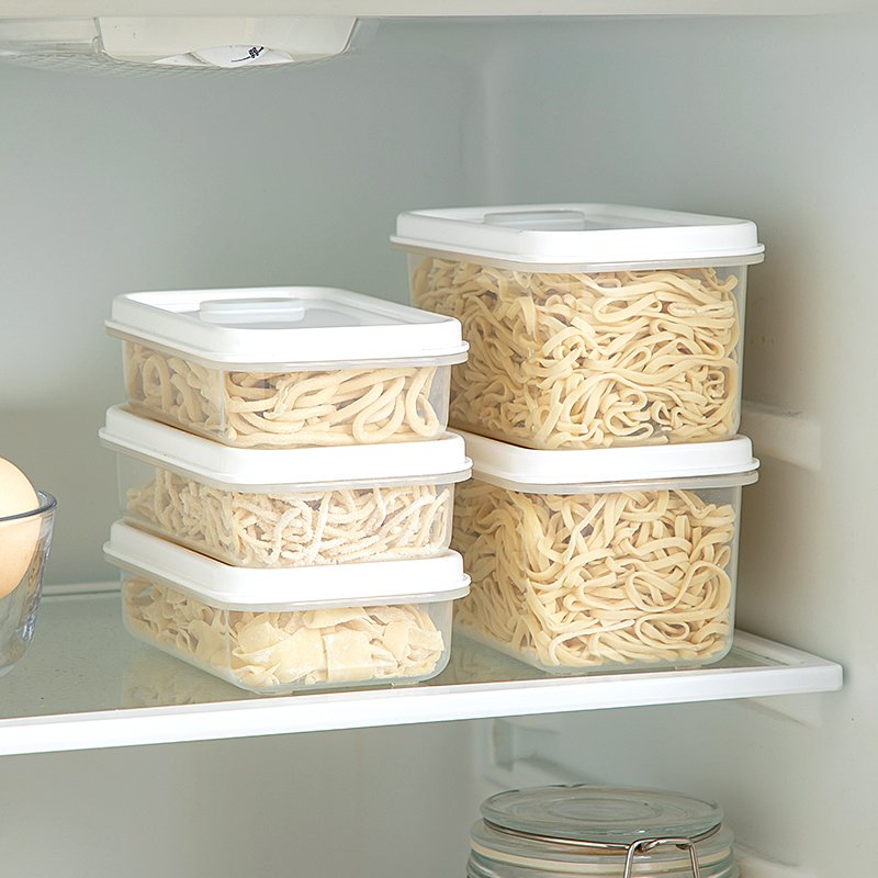 Multi Size Sealed Wet Noodle Storage Box Food Storage Container Quantitative Storage with Handle
