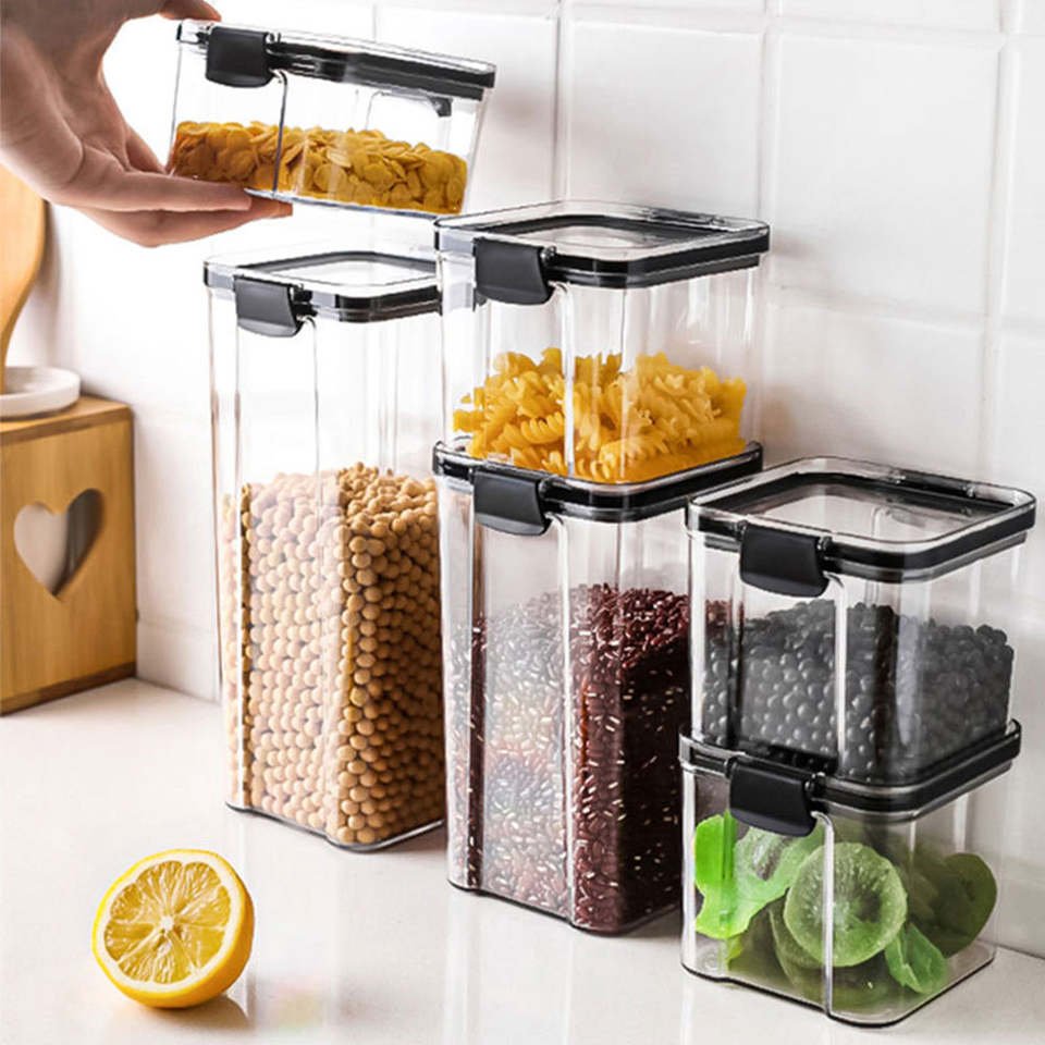 Food Storage Box Transparent Food Container Box Kitchen Storage Containers
