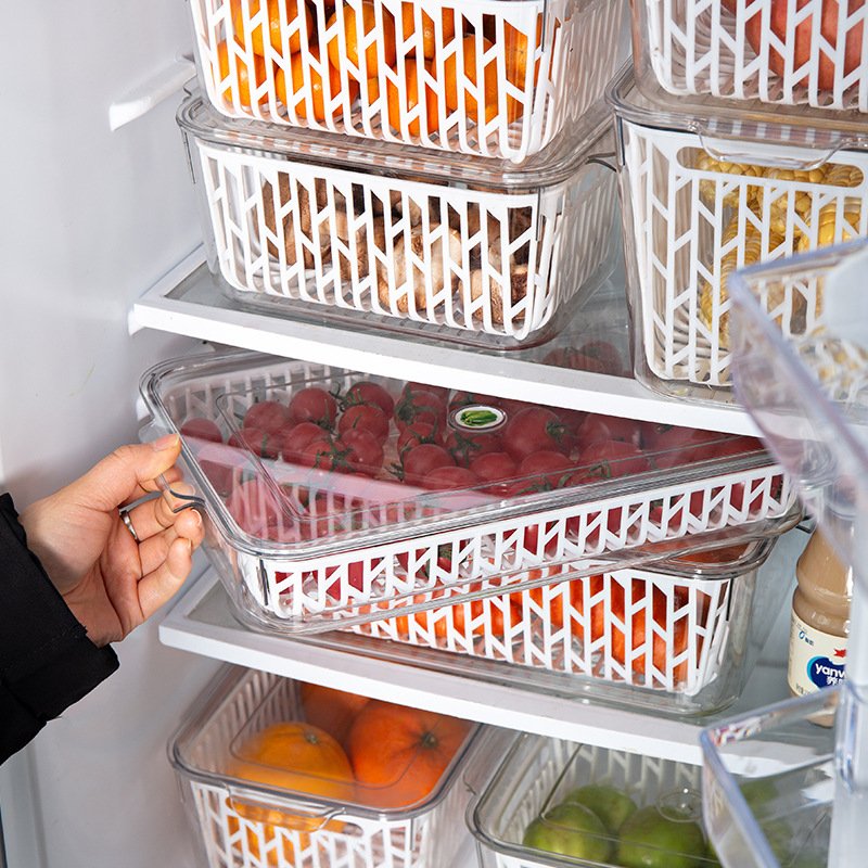 2023 New Product Ideas Cheap Household Products Good quality Transparent Refrigerator Storage Box