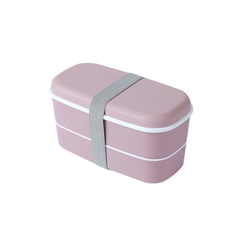 Syh707 Double-layer Lunch Box Healthy Material Food Storage Container Fresh-keeping Box Microwave Tableware Lunch Box