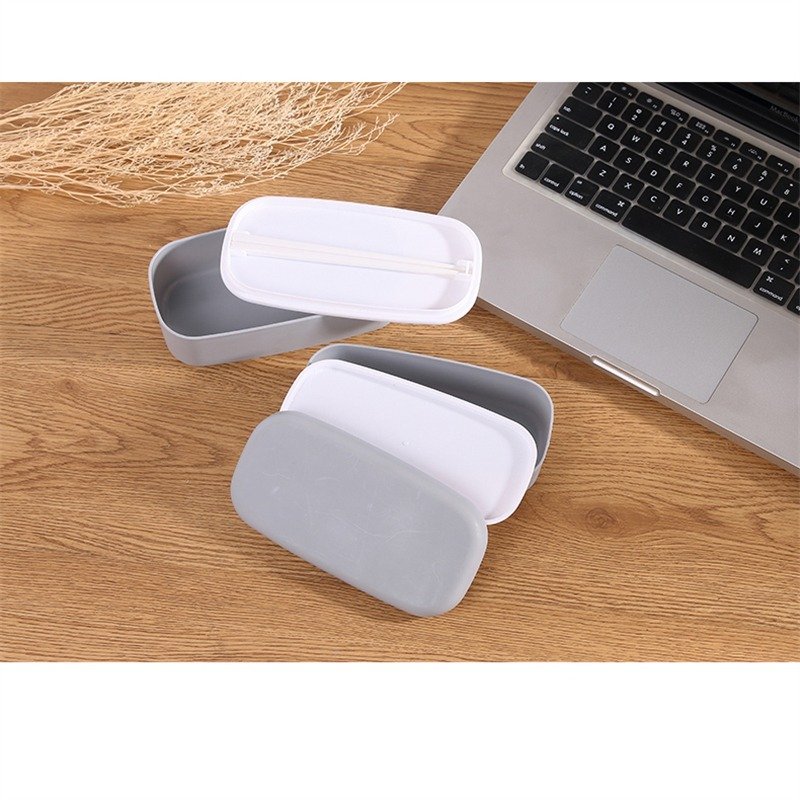 Syh707 Double-layer Lunch Box Healthy Material Food Storage Container Fresh-keeping Box Microwave Tableware Lunch Box