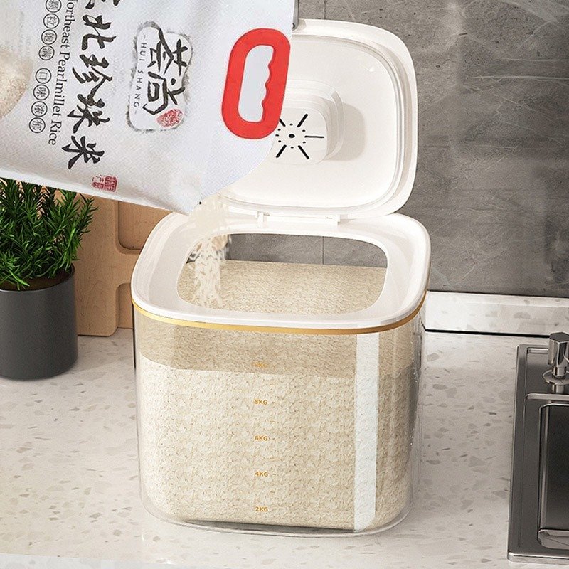 Food Grain Storage Container Large Capacity Container Insect Proof And Moisture-proof Sealed Rice storage Box