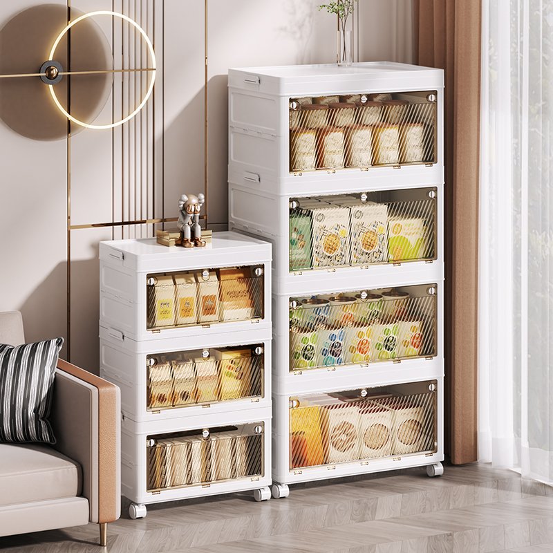 Wannuo plastic drawer storage cabinets Household items storage box with folding feature for toy storage