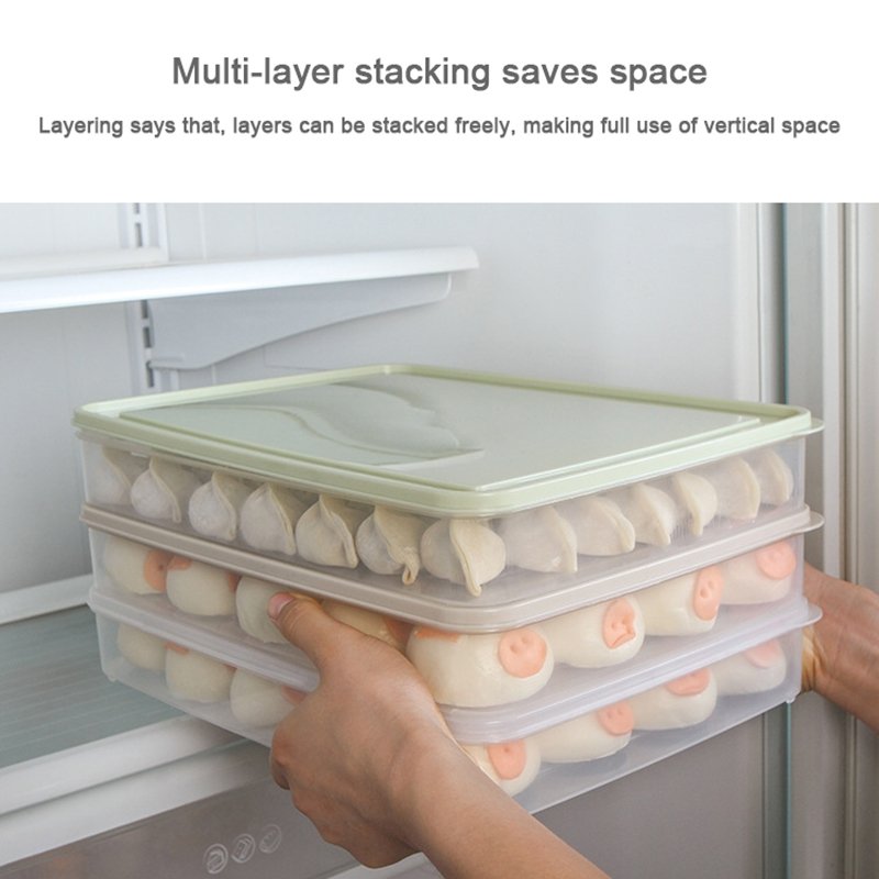 Domestic Refrigerator Storage Box Food Freezer Box Kitchen Accessories Preservation Sealed Box