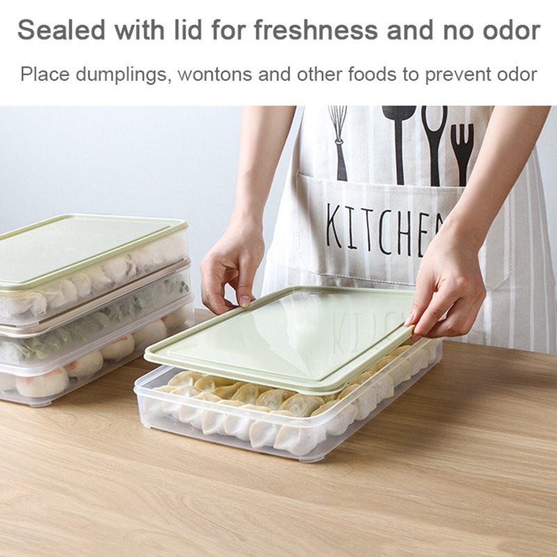 Domestic Refrigerator Storage Box Food Freezer Box Kitchen Accessories Preservation Sealed Box