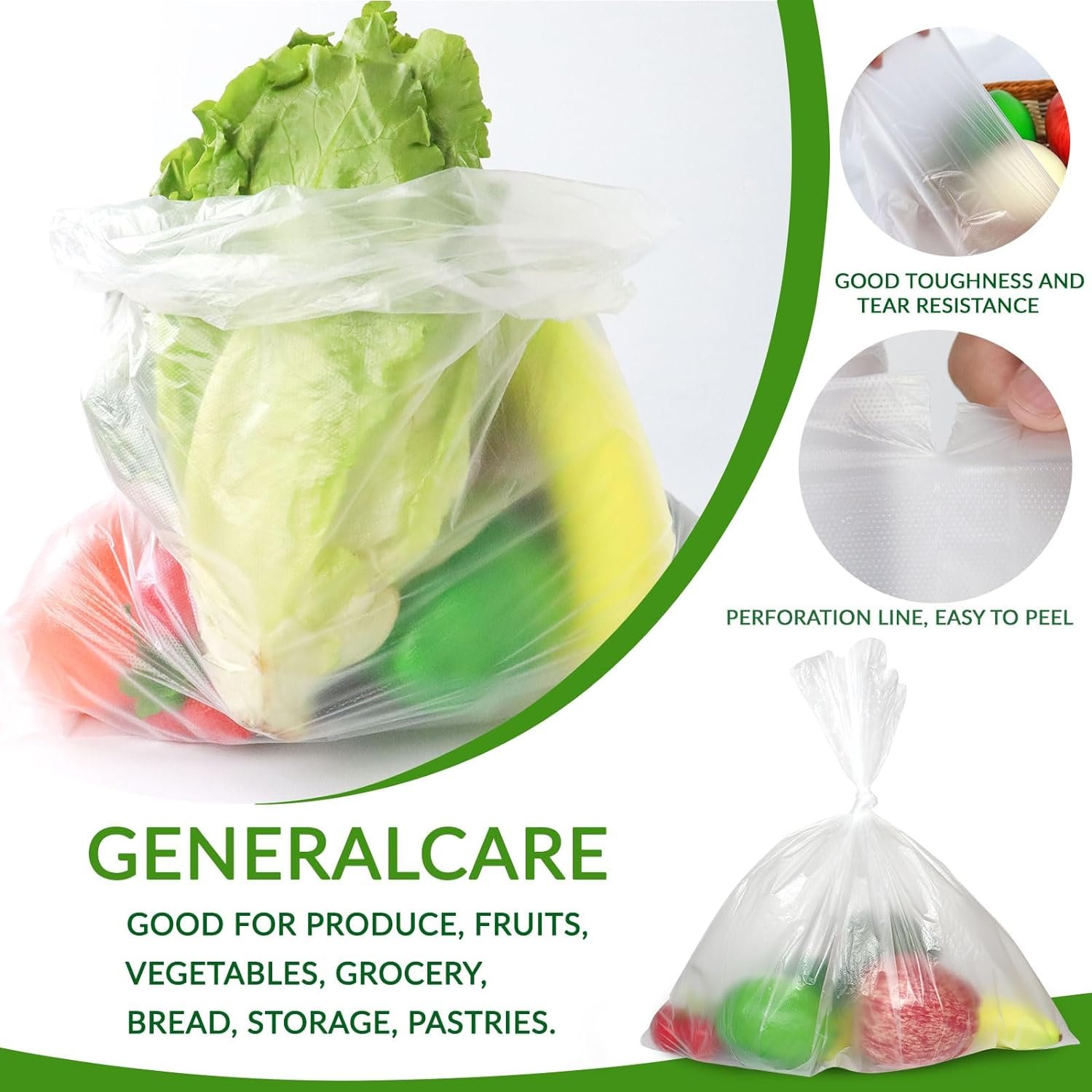 Reclosable Freezer Bags 80 Pack Double Zipper Airtight Seal Premium Thick Heavy duty Bags for Safe and Secure Food Storage