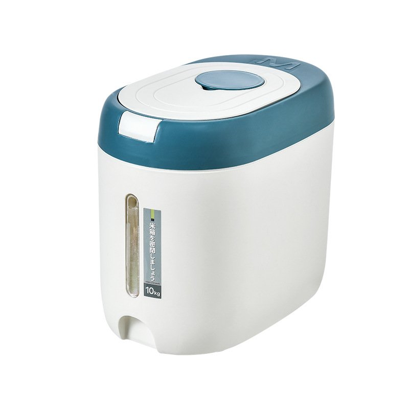 Wholesale 10KG Kitchen Plastic storage container Moisture-Proof Insect-Proof Airtight Rice Bin Food Storage Container