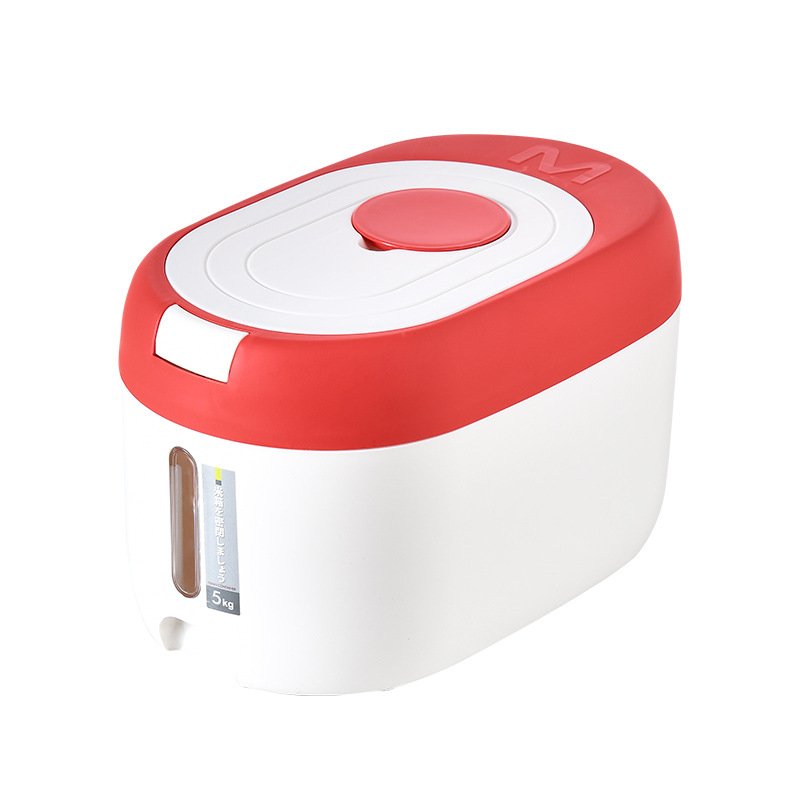 Wholesale 10KG Kitchen Plastic storage container Moisture-Proof Insect-Proof Airtight Rice Bin Food Storage Container