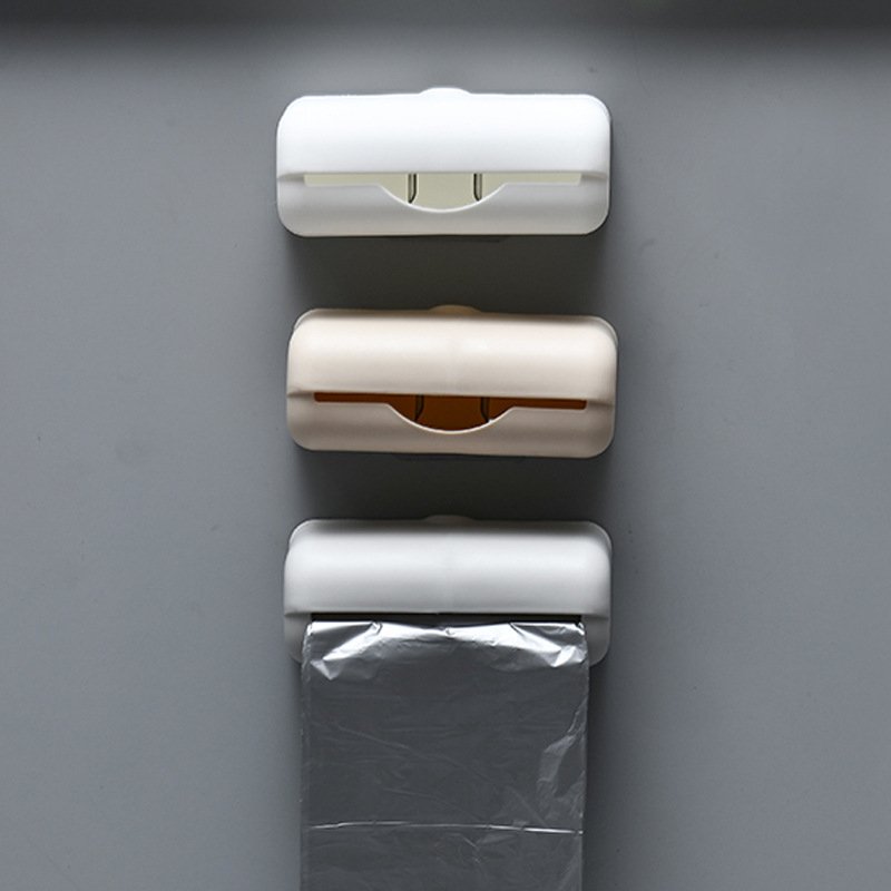Trash Bags Storage Box Garbage Bag Dispenser for Kitchen Bathroom Wall Mounted Grocery Bag Holder Container Kitchen Plastic
