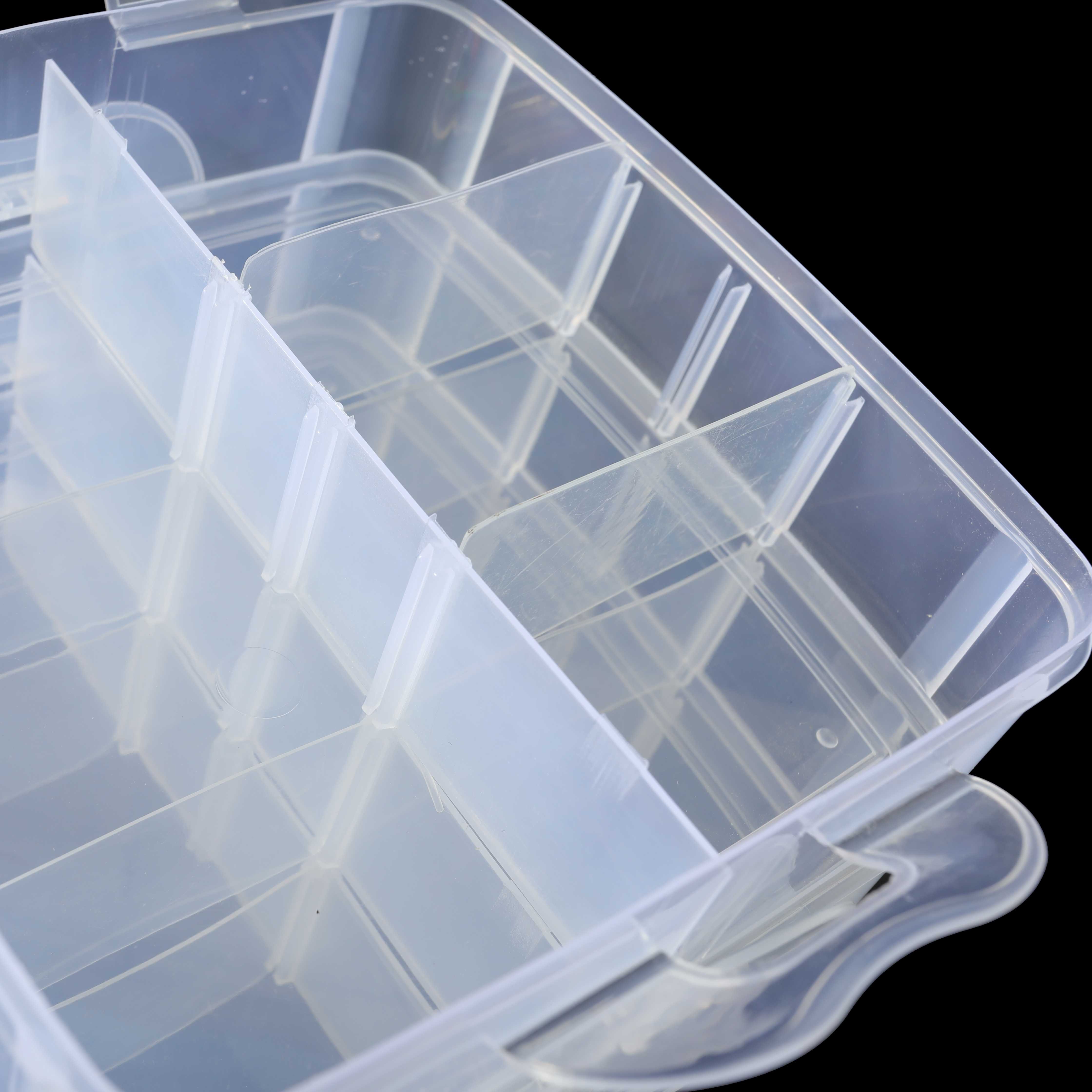 Versatile Miscellaneous Item jewelry makeup Organizer Storage tools Box Necklace Ring Earring Clear Small Parts