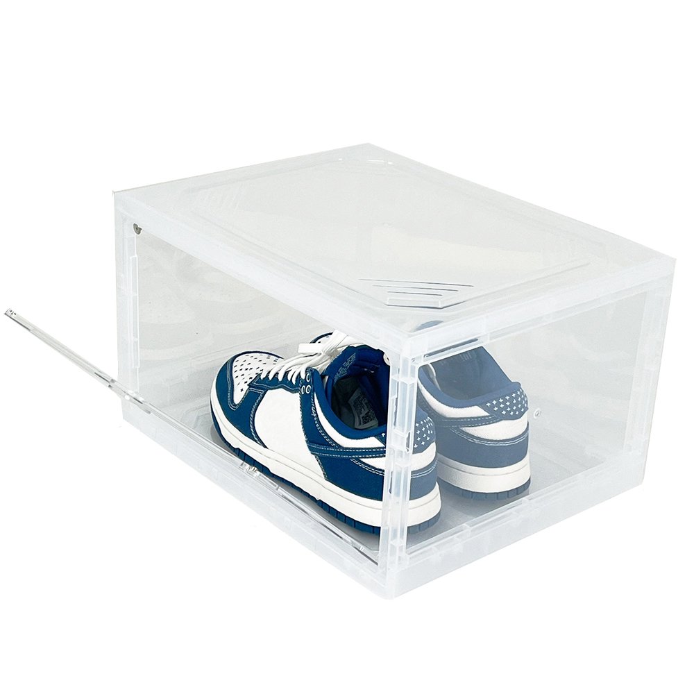 Shoe Containers Shoe Boxes Clear Plastic Stackable Shoe Storage Boxes for Women Men