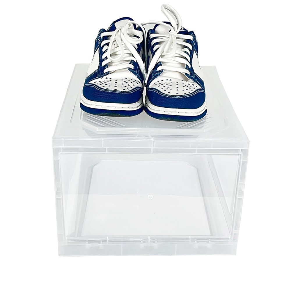 Shoe Containers Shoe Boxes Clear Plastic Stackable Shoe Storage Boxes for Women Men