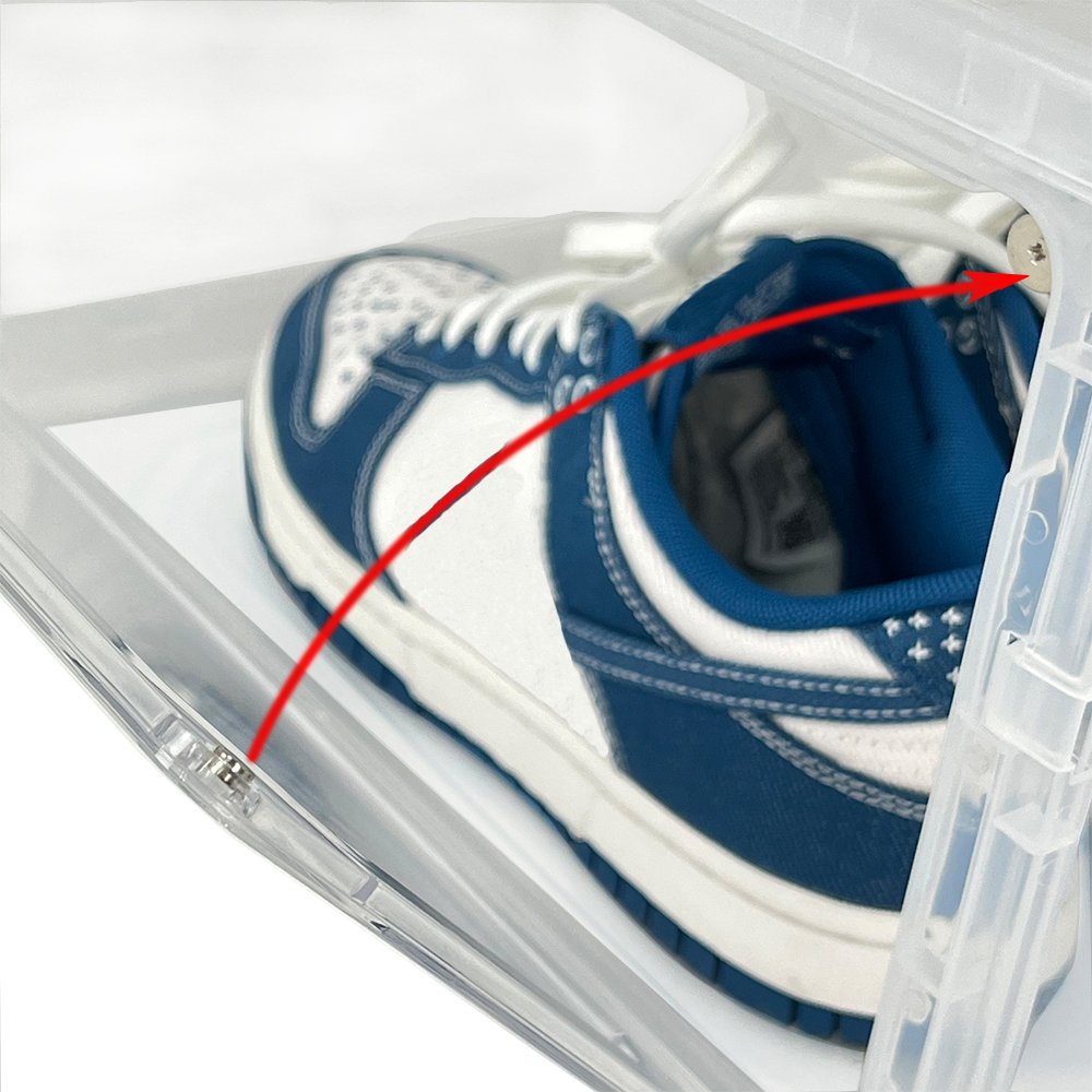 Shoe Containers Shoe Boxes Clear Plastic Stackable Shoe Storage Boxes for Women Men