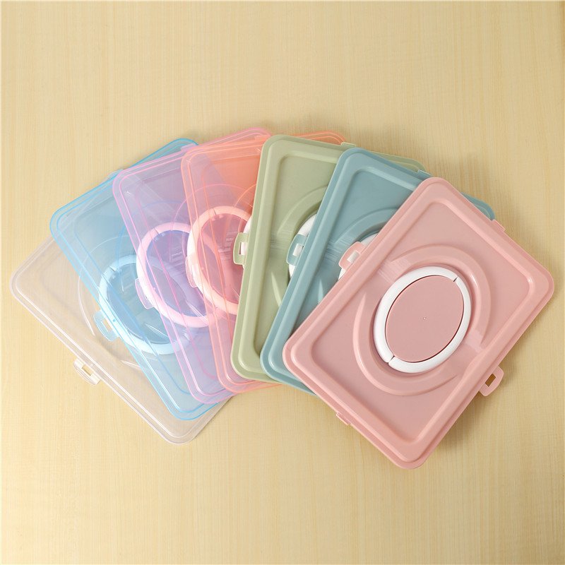 24 grid household refrigerator portable egg storage box folded preservation box multi-layer plastic food fruit and egg tray